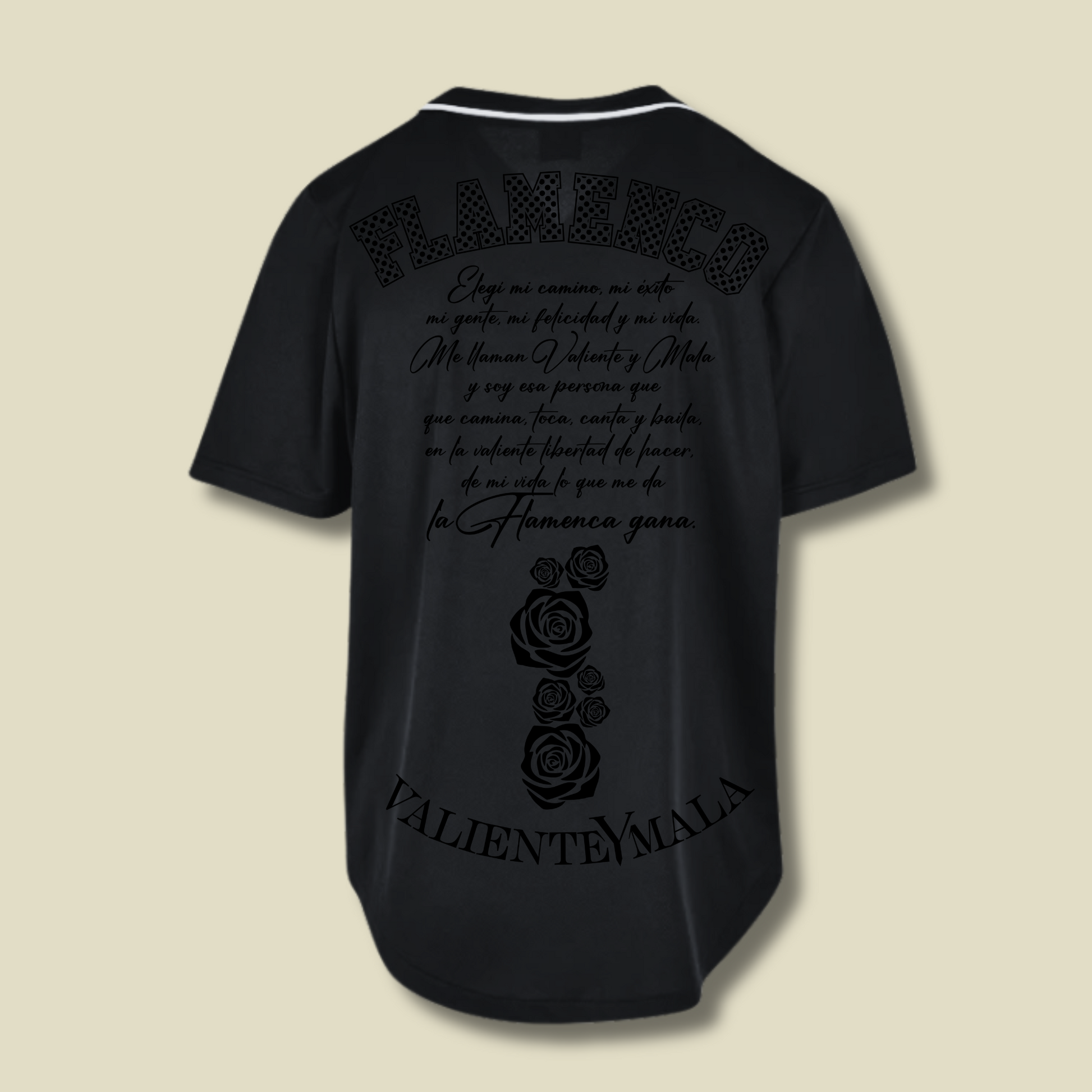 CAMISETA BEISBOLERA FLAMENCO UNIVERSIDAD DE LA VIDA