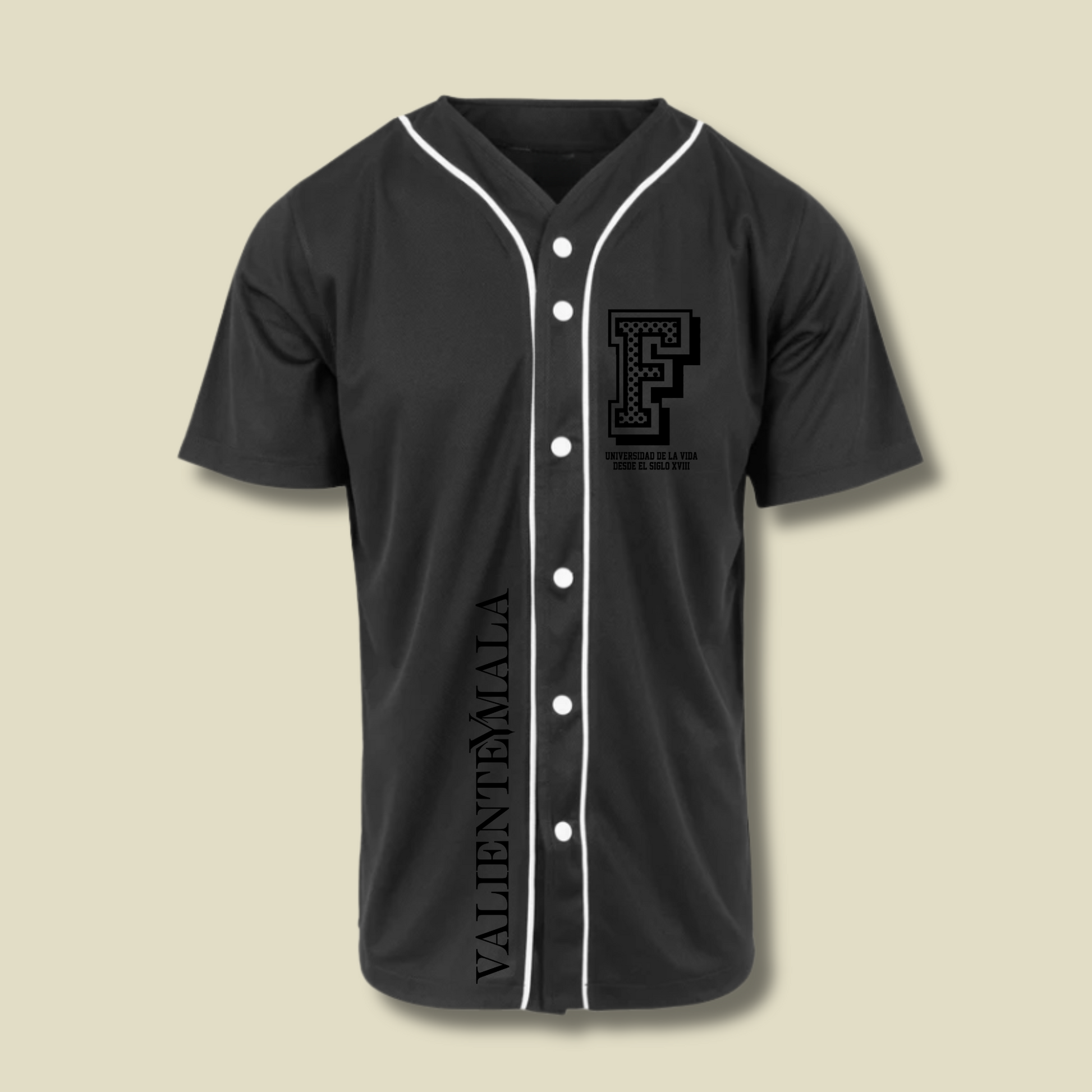 CAMISETA BEISBOLERA FLAMENCO UNIVERSIDAD DE LA VIDA