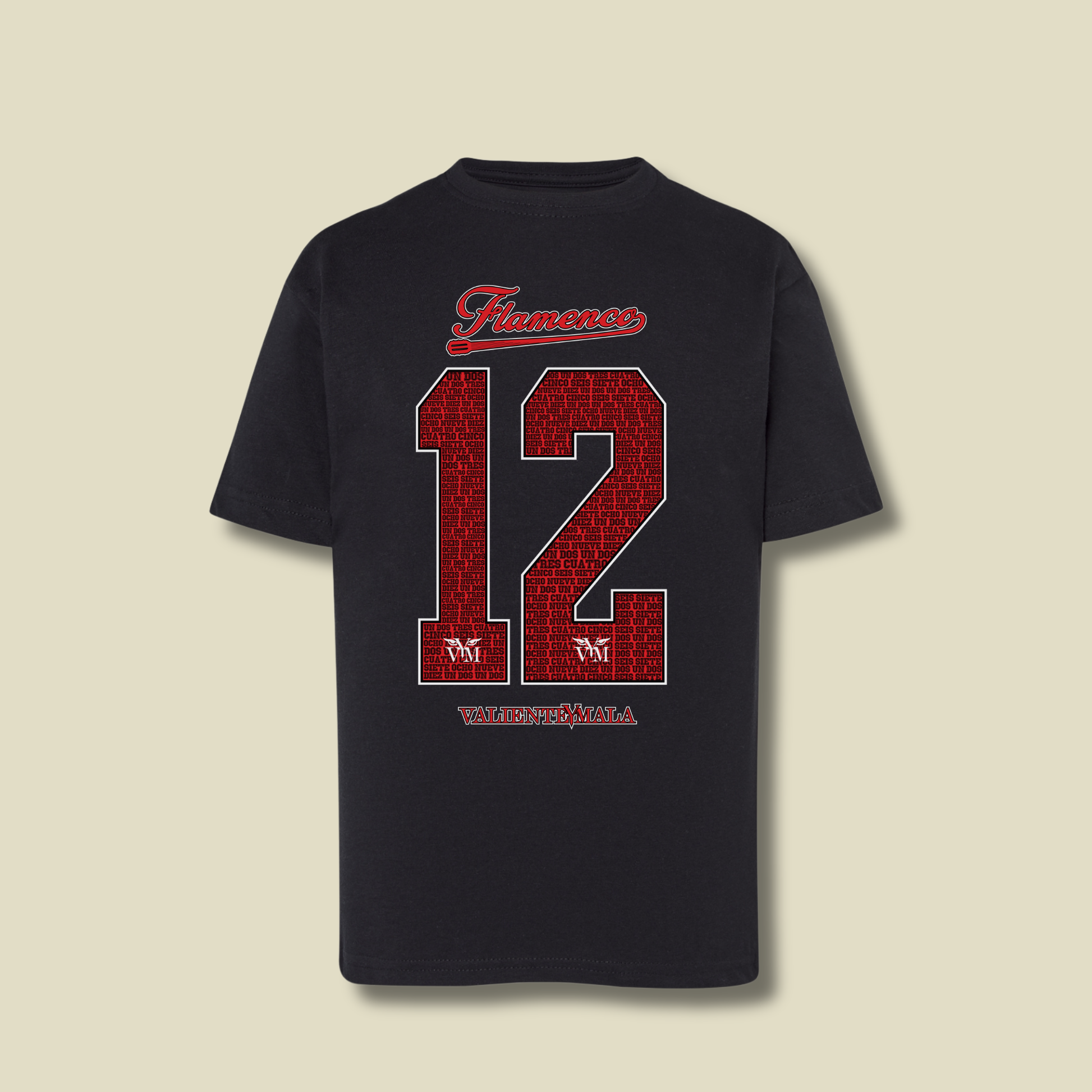 CAMISETA BULERIA 12 TIPO FÚTBOL AMERICANO