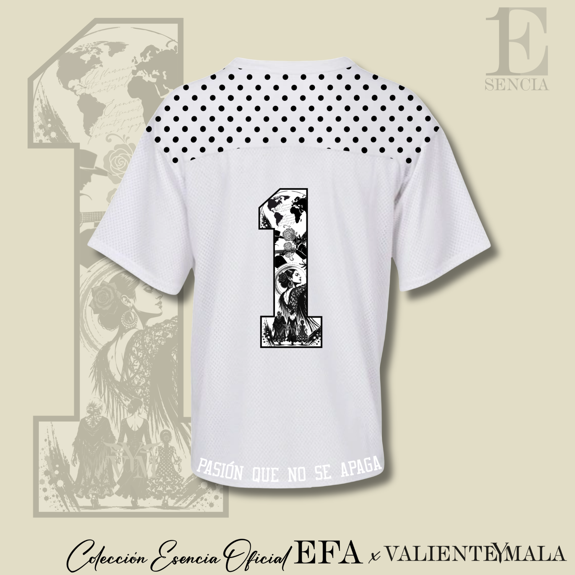 CAMISETA ESENCIA EFA X VYM COLOR BLANCO