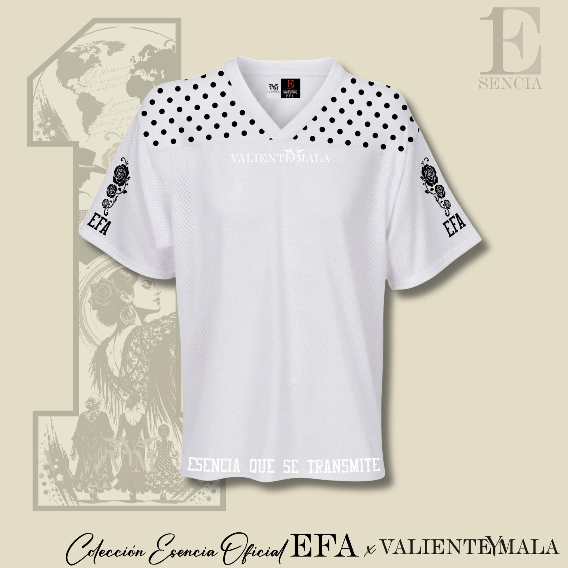 CAMISETA ESENCIA EFA X VYM COLOR BLANCO