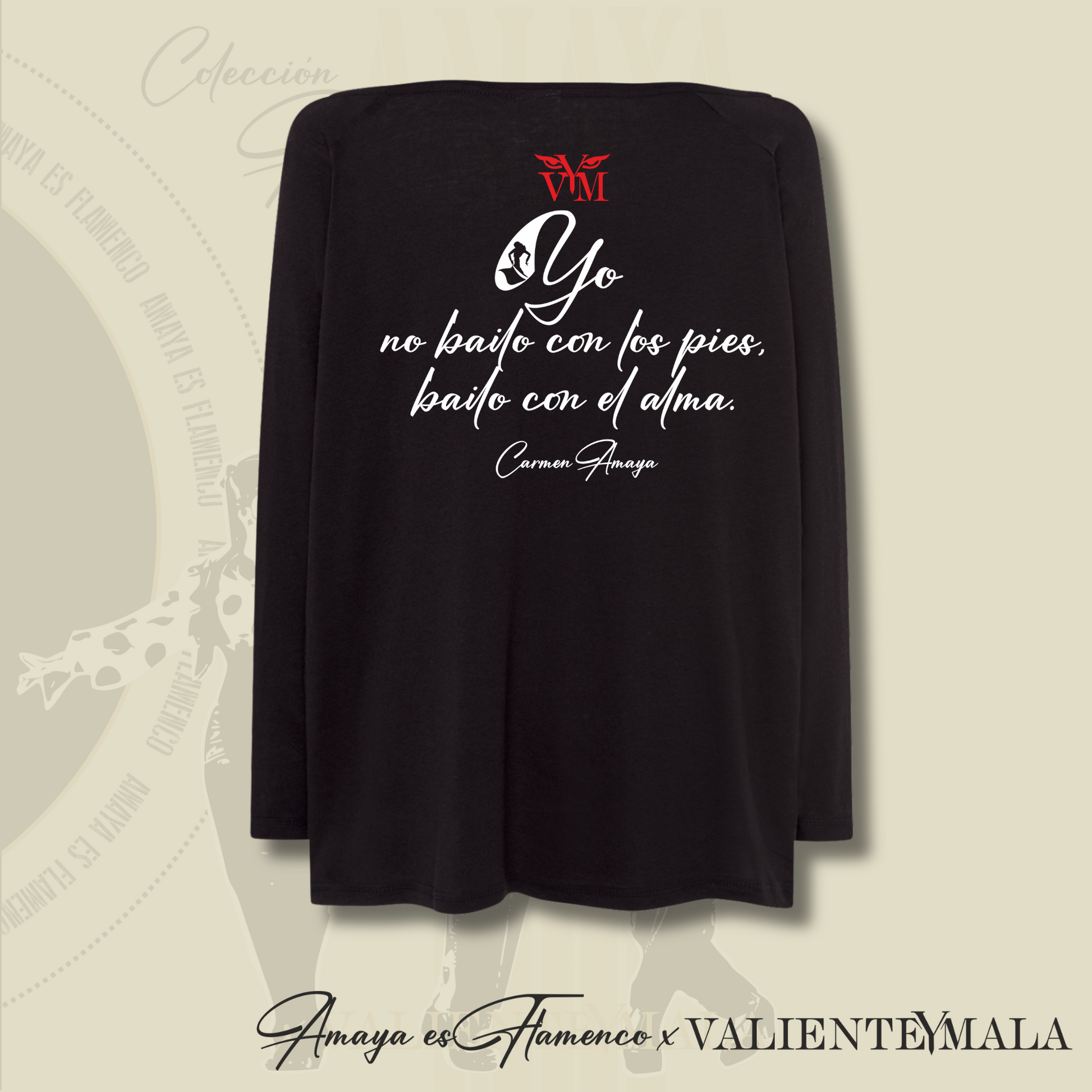 CAMISETA CUELLO BARCO AMAYA FLAMENCO