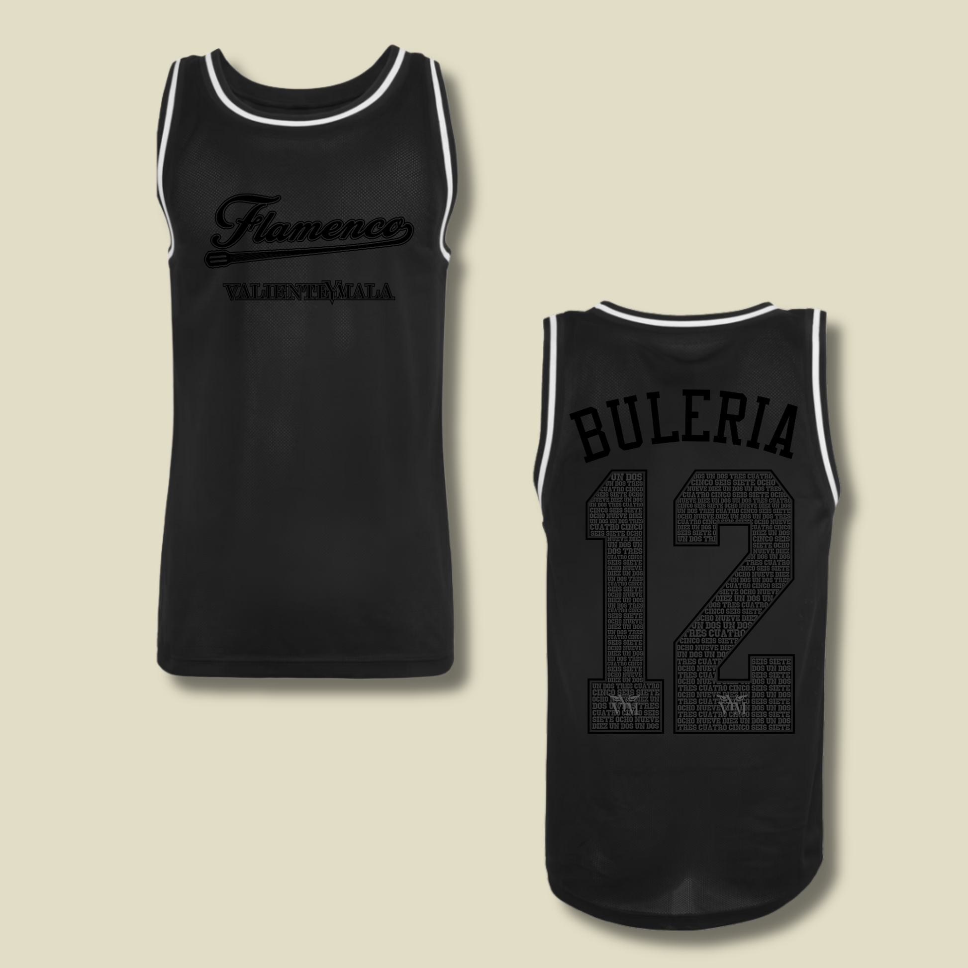 CAMISETA BULERÍA 12 TIPO BASKET UNISEX