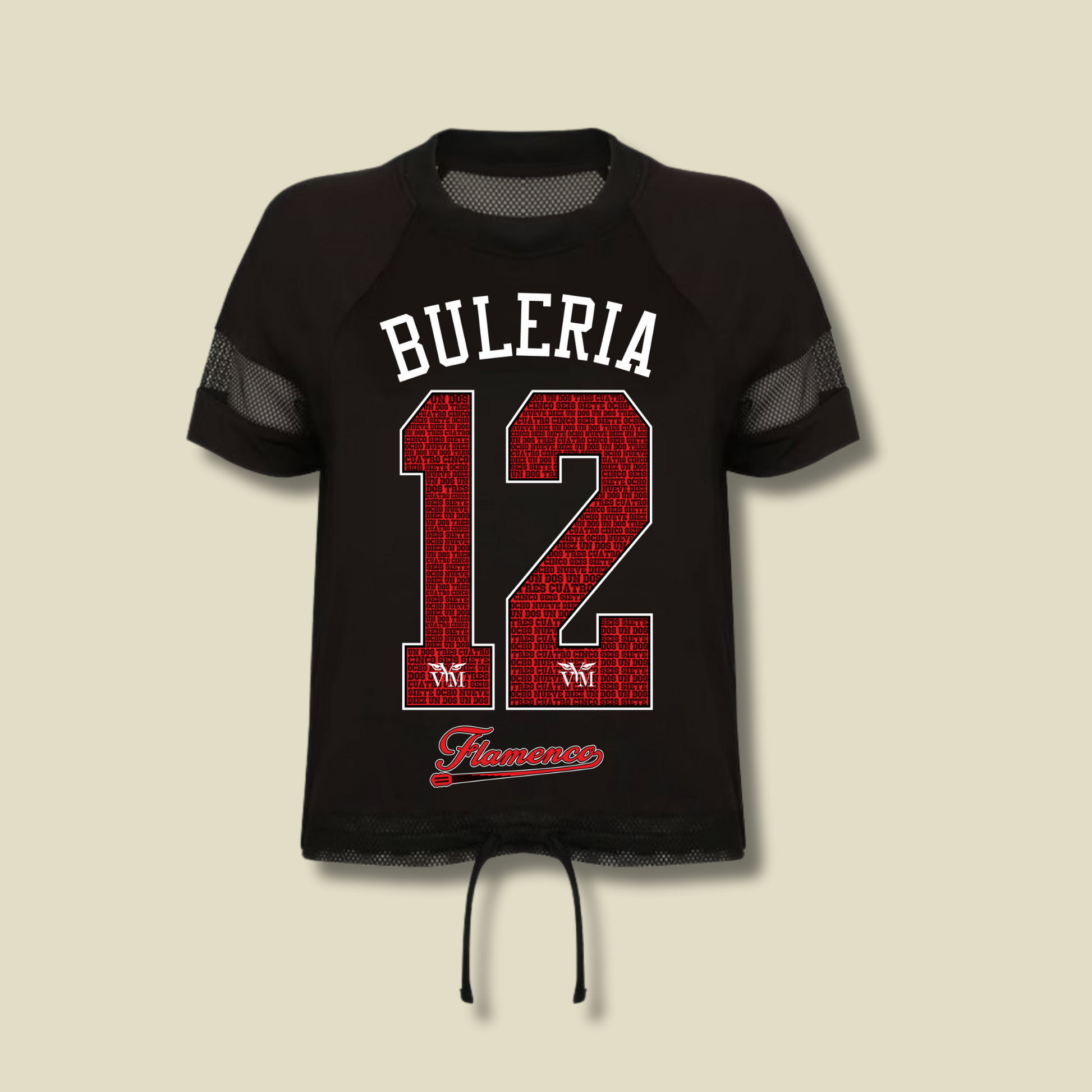 CAMISETA BULERÍA 12 TIPO FÚTBOL AMERICANO