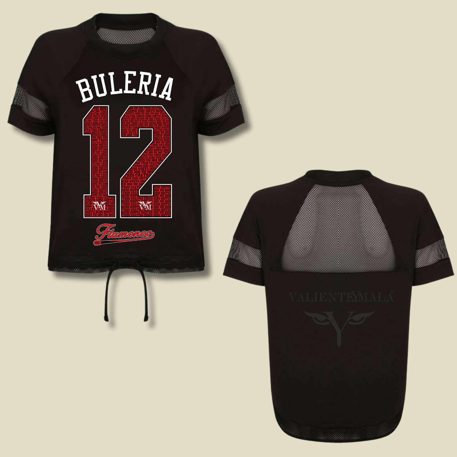 CAMISETA BULERÍA 12 TIPO FÚTBOL AMERICANO