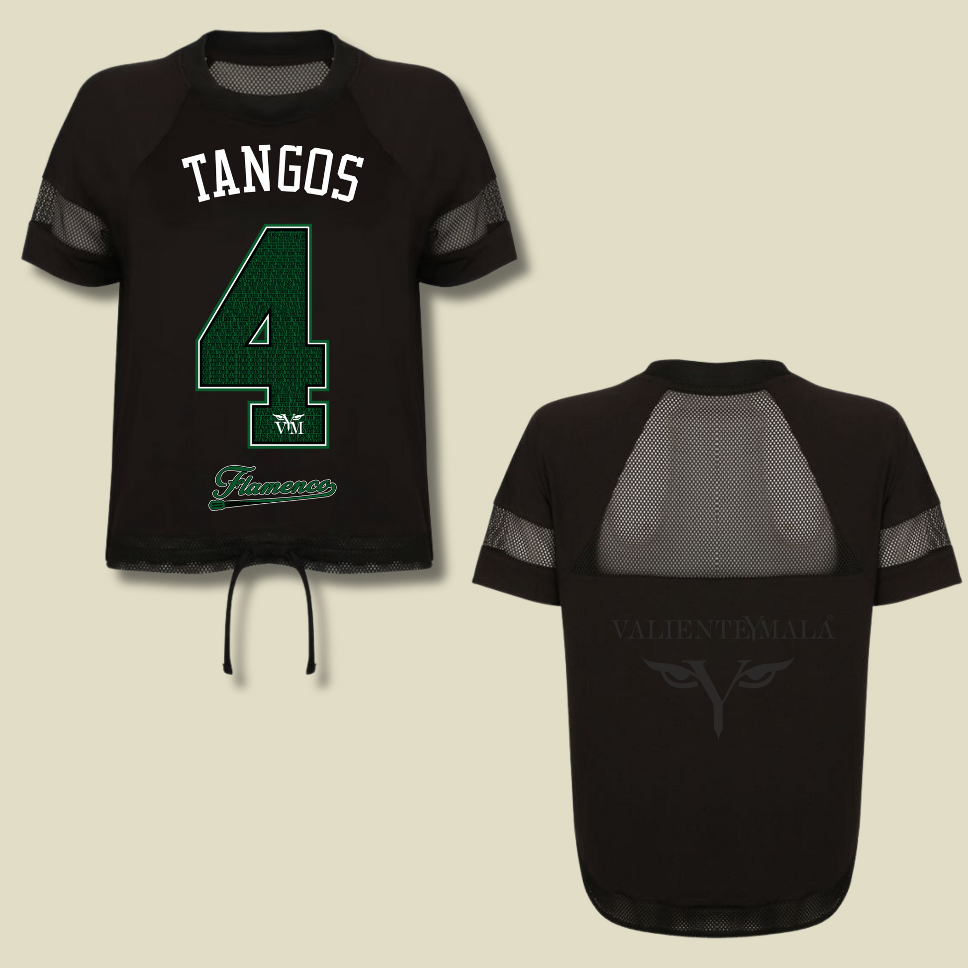 CAMISETA TANGOS 4 TIPO FÚTBOL AMERICANO MUJER