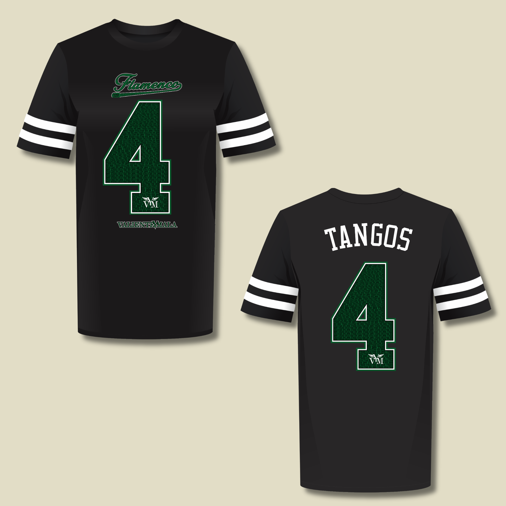 CAMISETA TANGOS 4 TIPO FÚTBOL AMERICANO