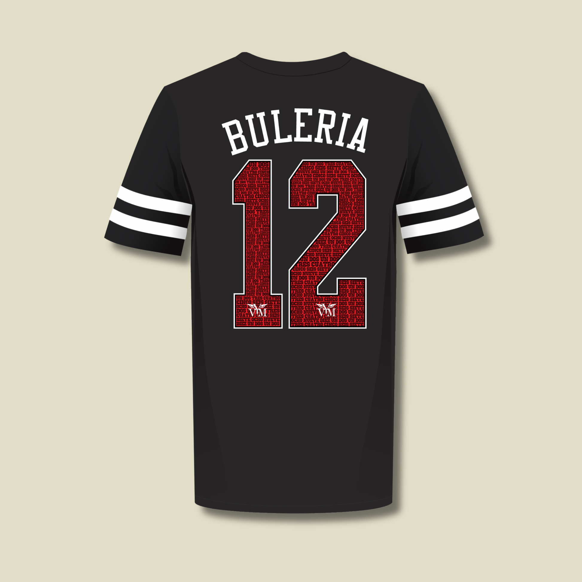 CAMISETA BULERIA 12 TIPO FÚTBOL AMERICANO