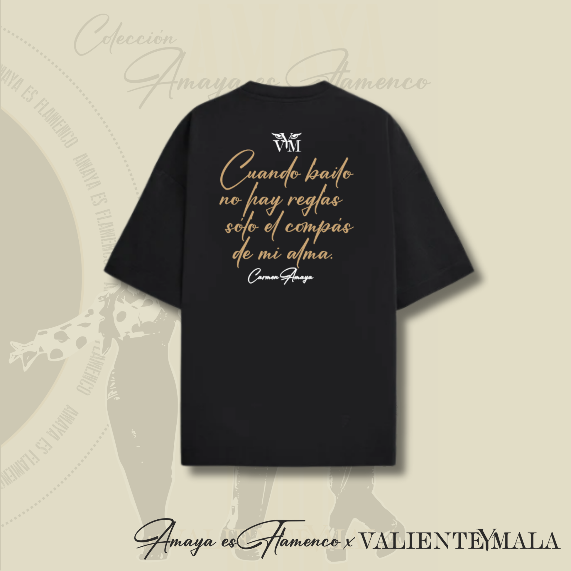 CAMISETA OVERSIZE CARMEN AMAYA "LA CAPITANA" UNISEX