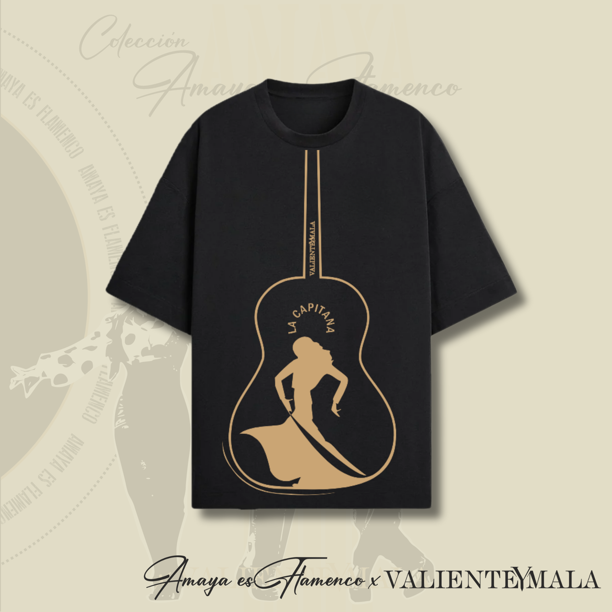 CAMISETA OVERSIZE CARMEN AMAYA "LA CAPITANA" UNISEX