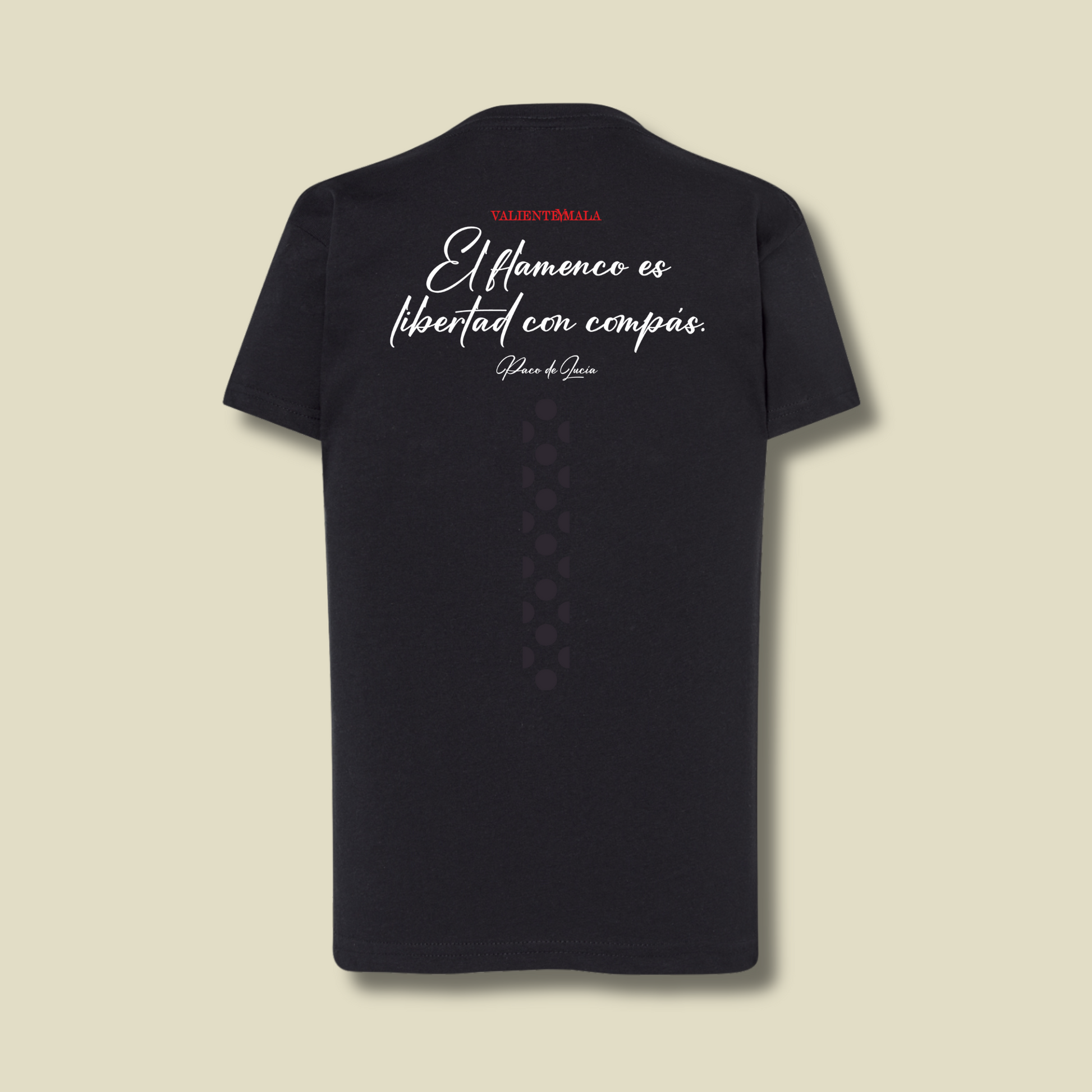 CAMISETA SOY 100% FLAMENCO ROSAS INFANTIL