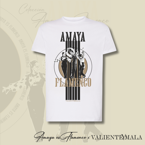 CAMISETA AMAYA FLAMENCO BÁSICA UNISEX