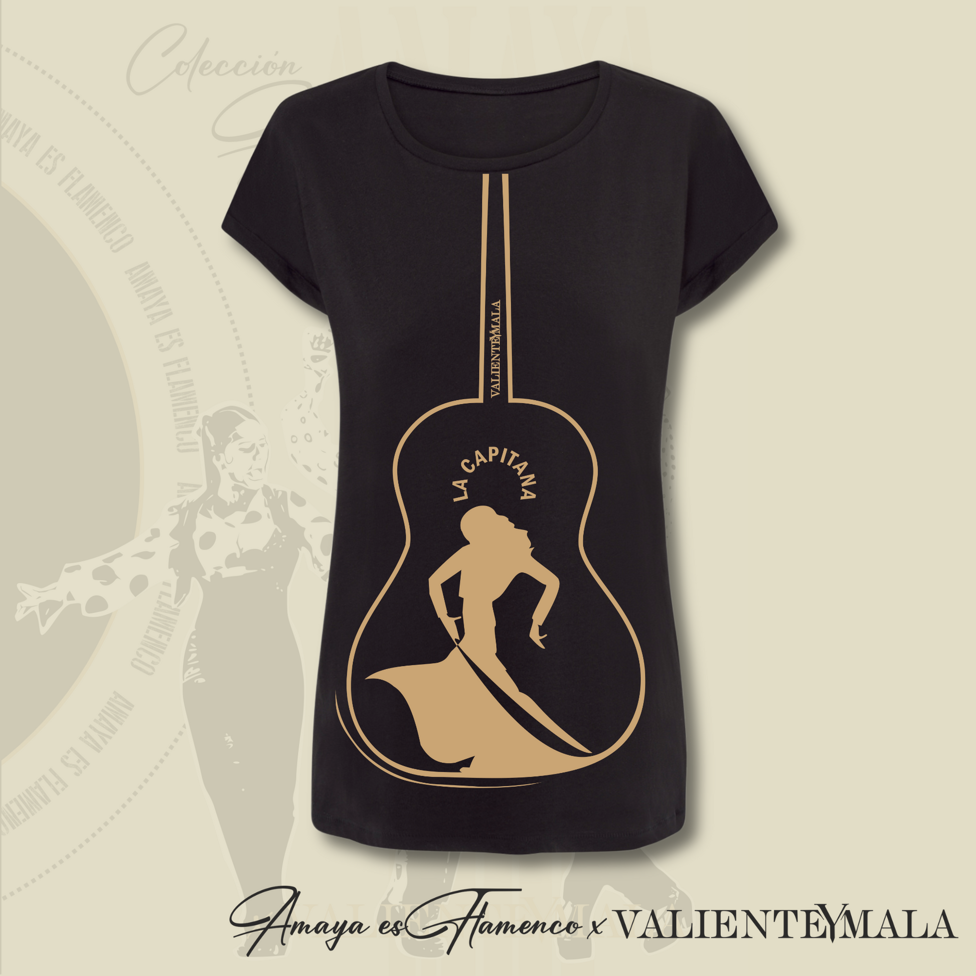 CAMISETA CONFORT CARMEN AMAYA "LA CAPITANA"