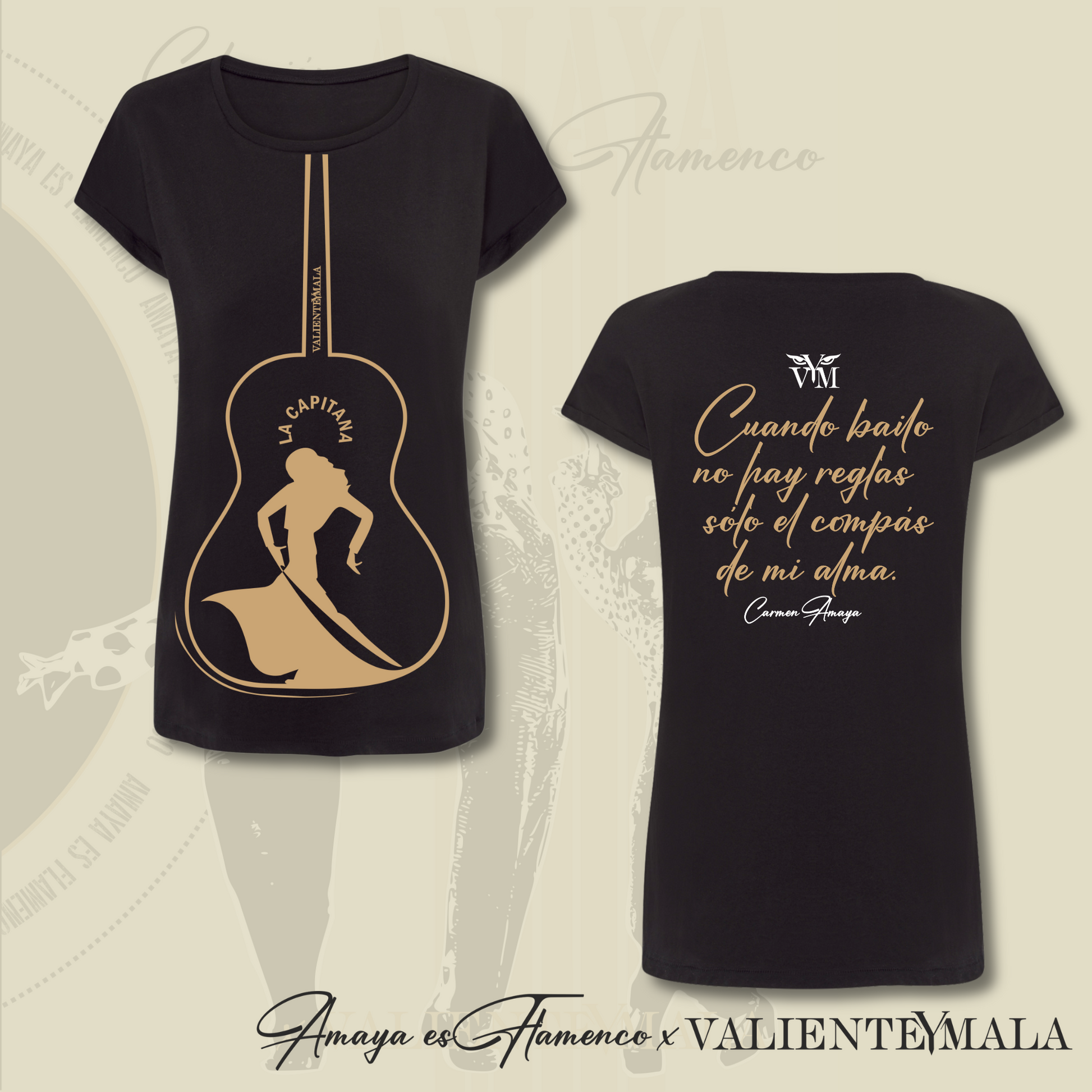 CAMISETA CONFORT CARMEN AMAYA "LA CAPITANA"