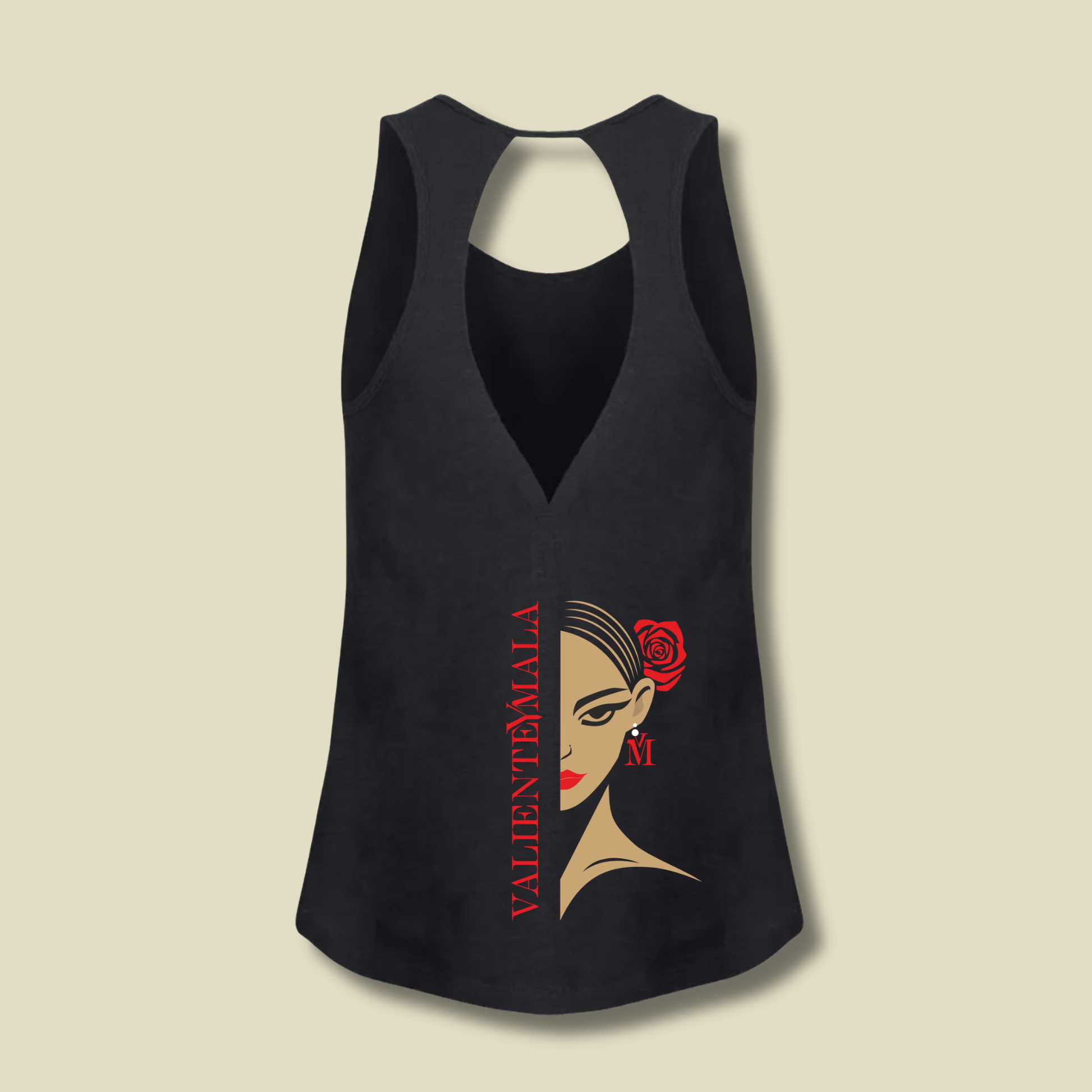 CAMISETA ESPALDA ABIERTA BAILA COMO TE DÉ LA FLAMENCA GANA