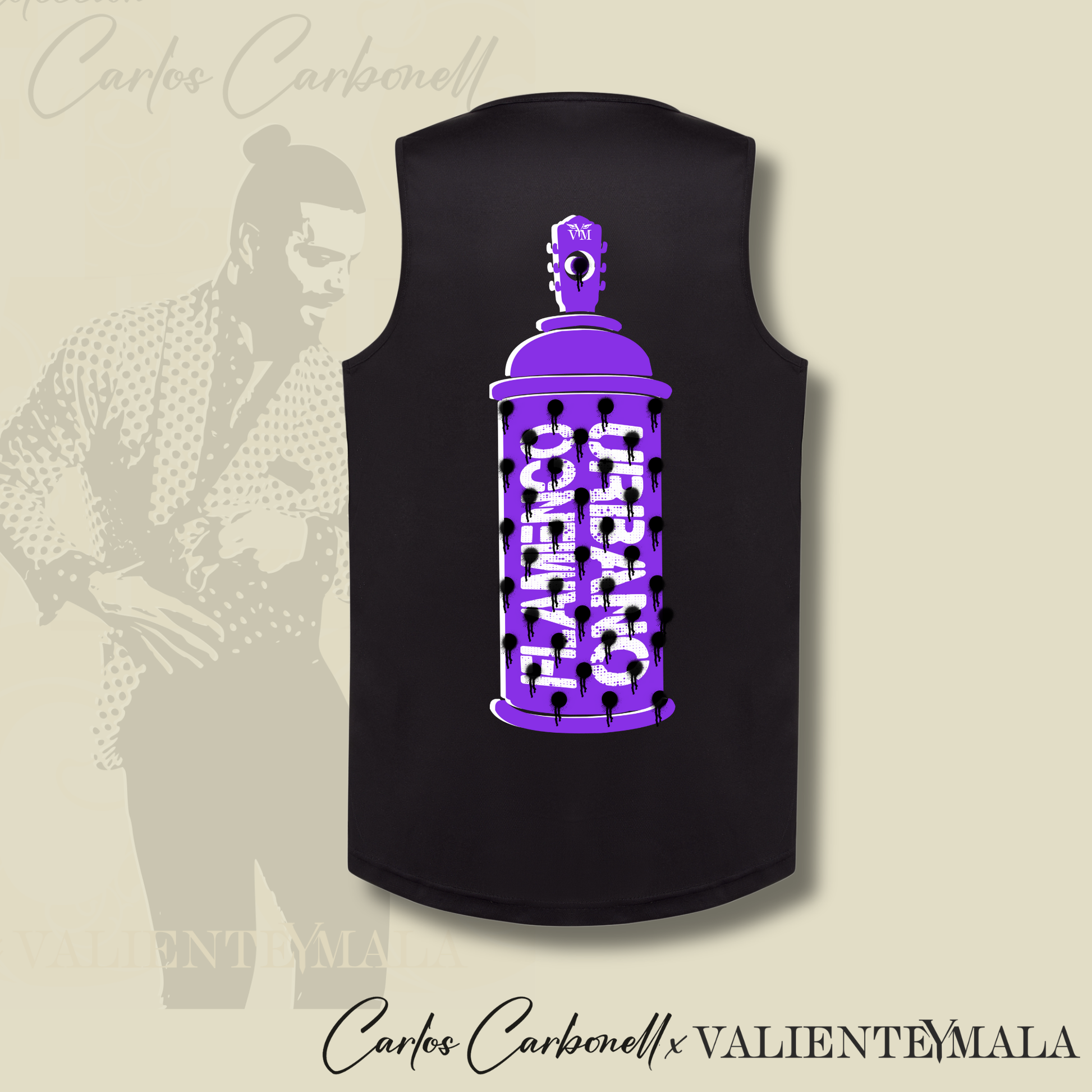 CAMISETA FLAMENCO URBANO CARLOS CARBONELL