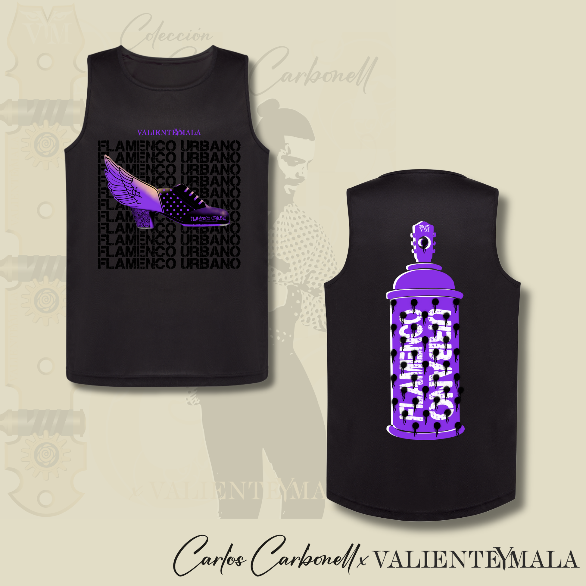 CAMISETA FLAMENCO URBANO CARLOS CARBONELL