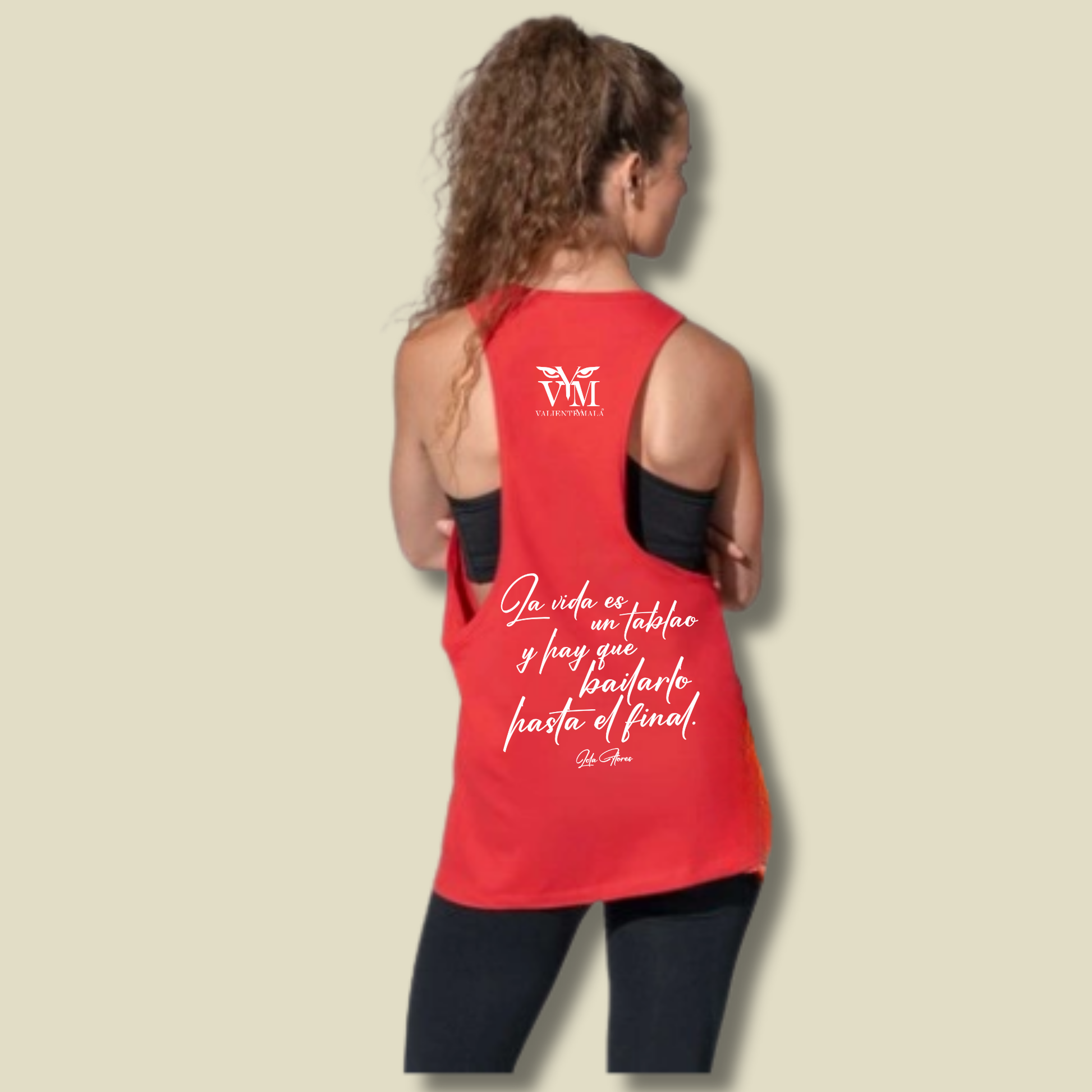 CAMISETA ÉCHALE LUNARES A LA VIDA ROJA