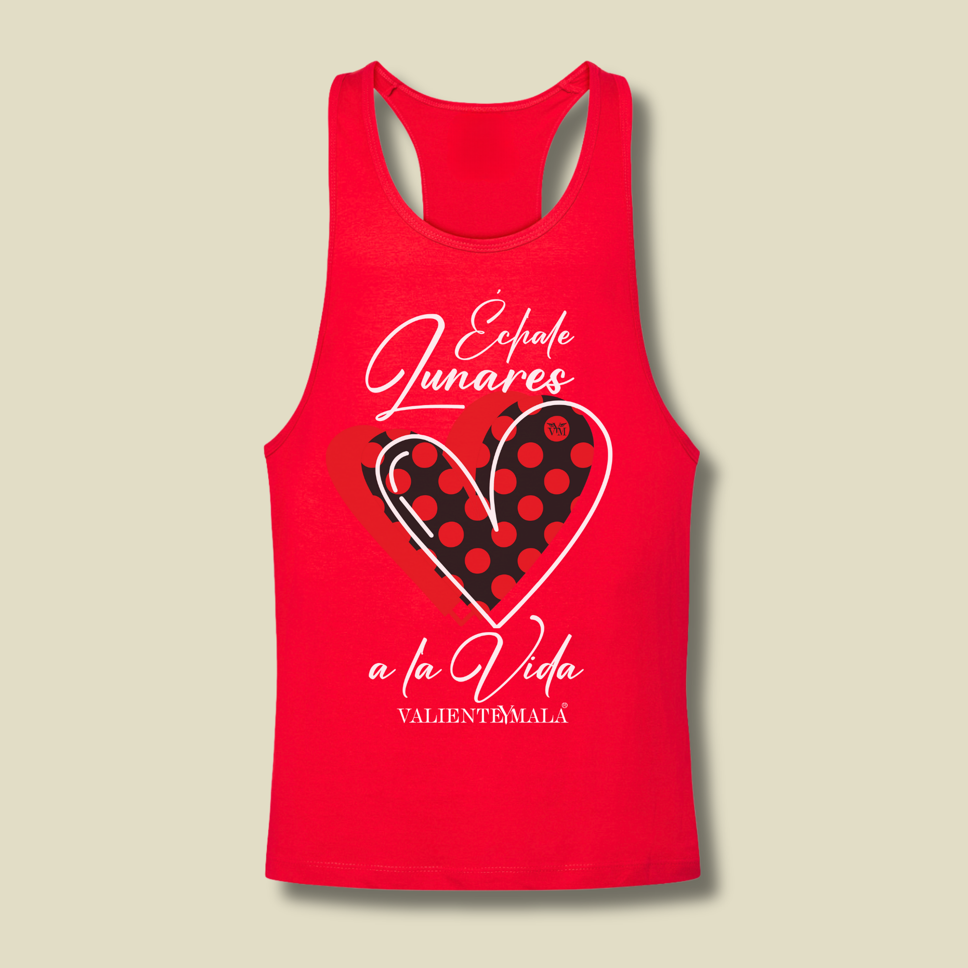 CAMISETA ÉCHALE LUNARES A LA VIDA ROJA