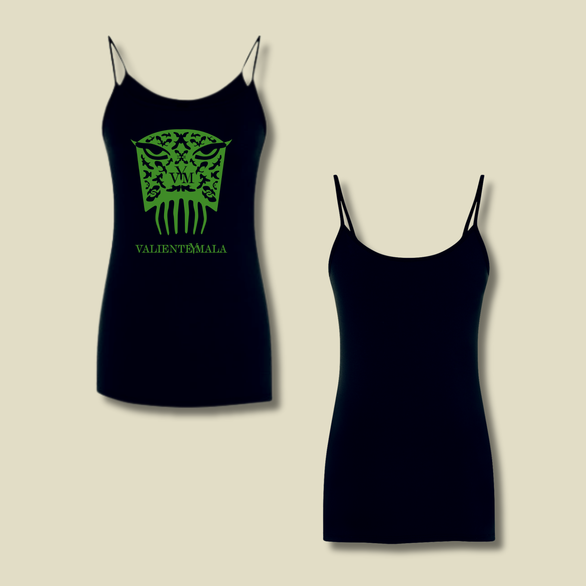 CAMISETA TIRANTES PEINETA VERDE