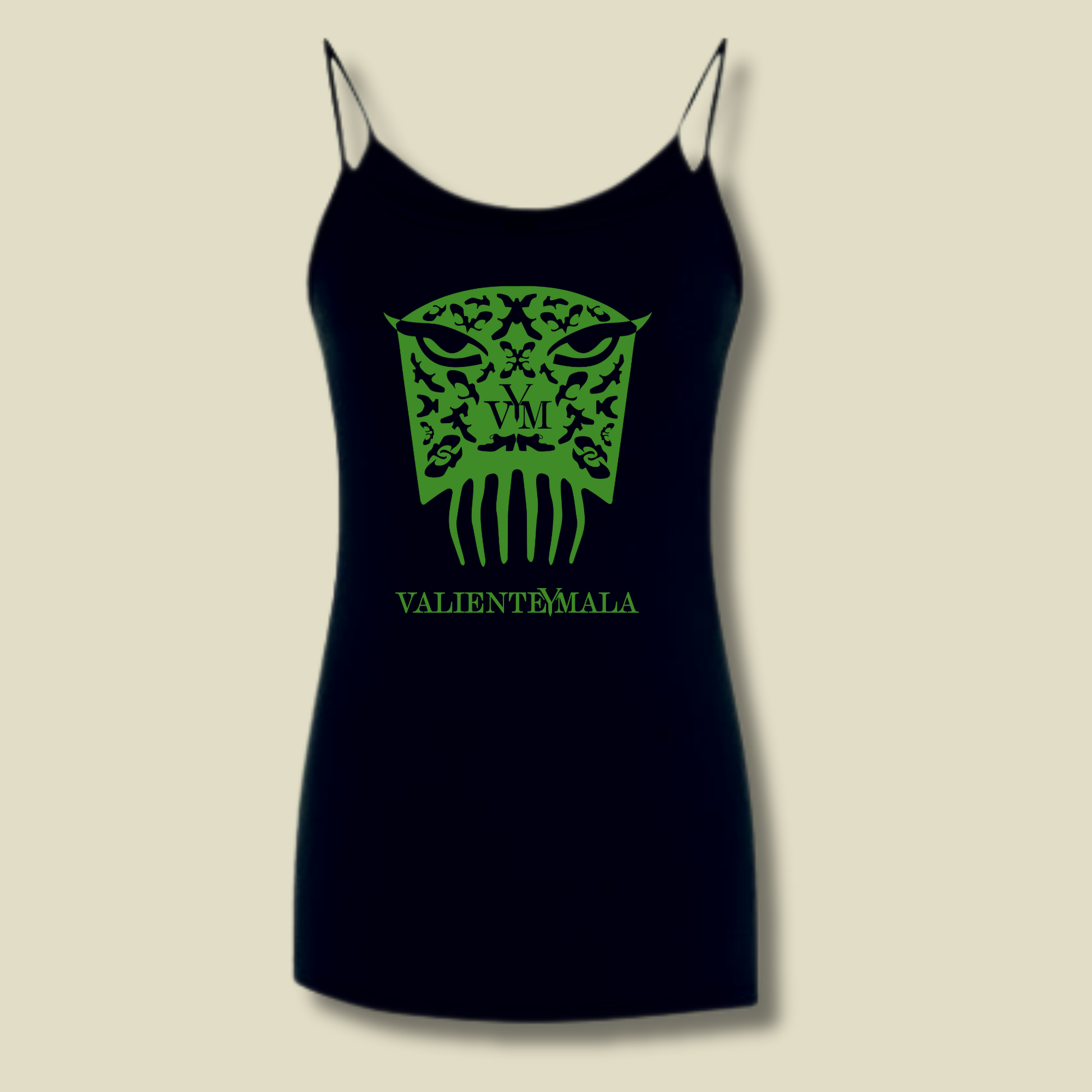 CAMISETA TIRANTES PEINETA VERDE