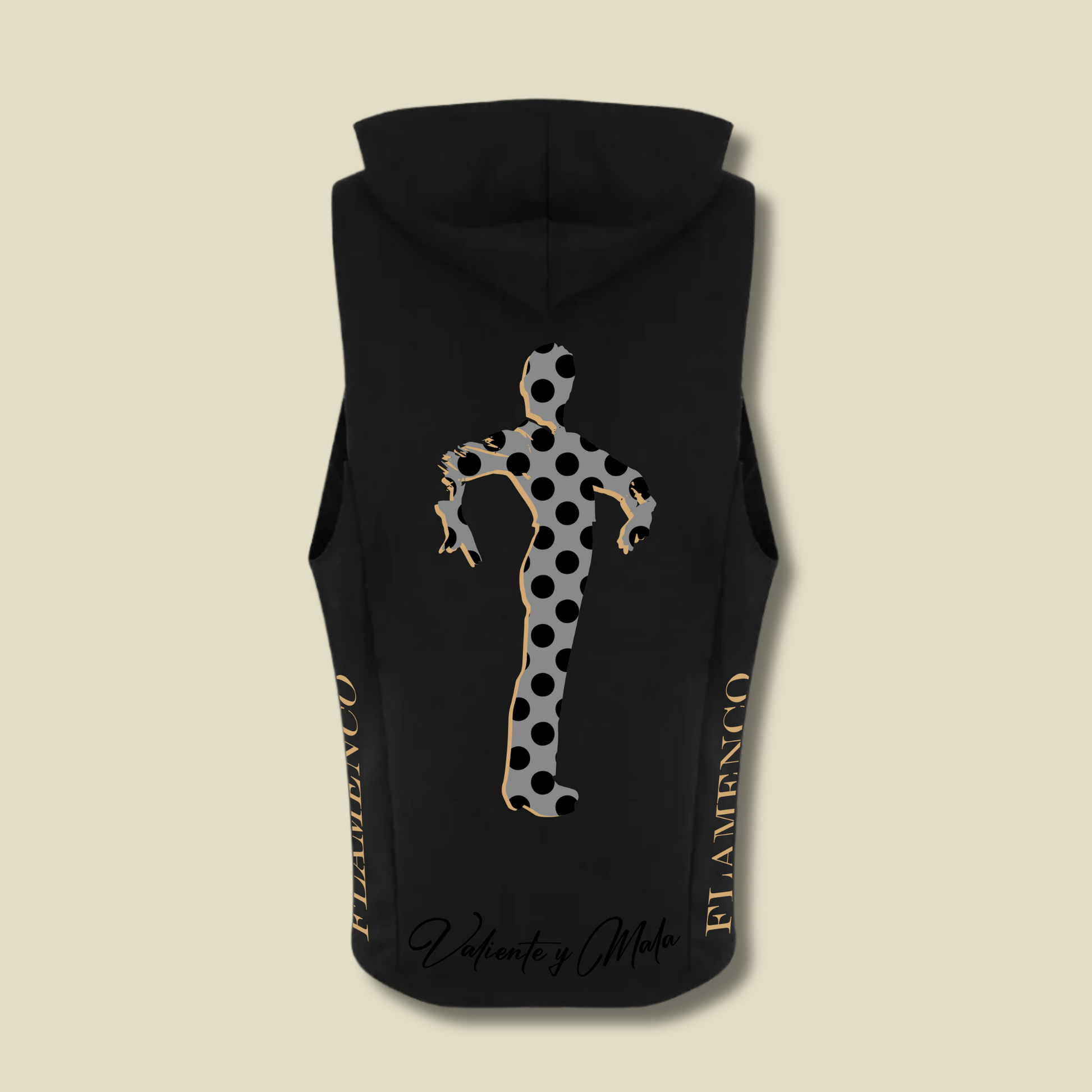 HOODIE MANGA CORTA NO QUIERO TENGO ENSAYO FLAMENCO